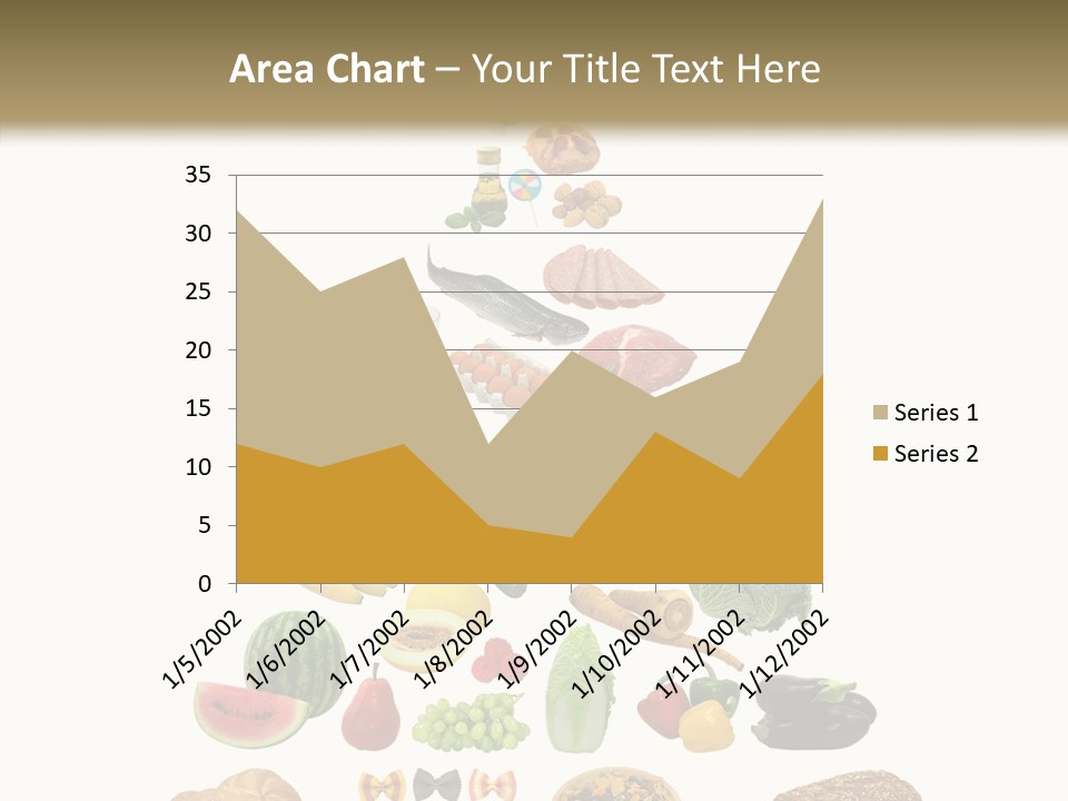 Bread Dairy Sausage PowerPoint Template