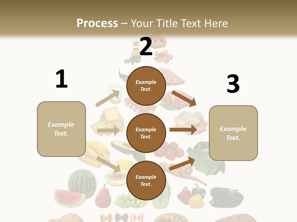 Bread Dairy Sausage PowerPoint Template