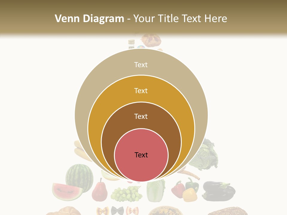 Bread Dairy Sausage PowerPoint Template
