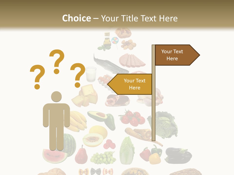 Bread Dairy Sausage PowerPoint Template