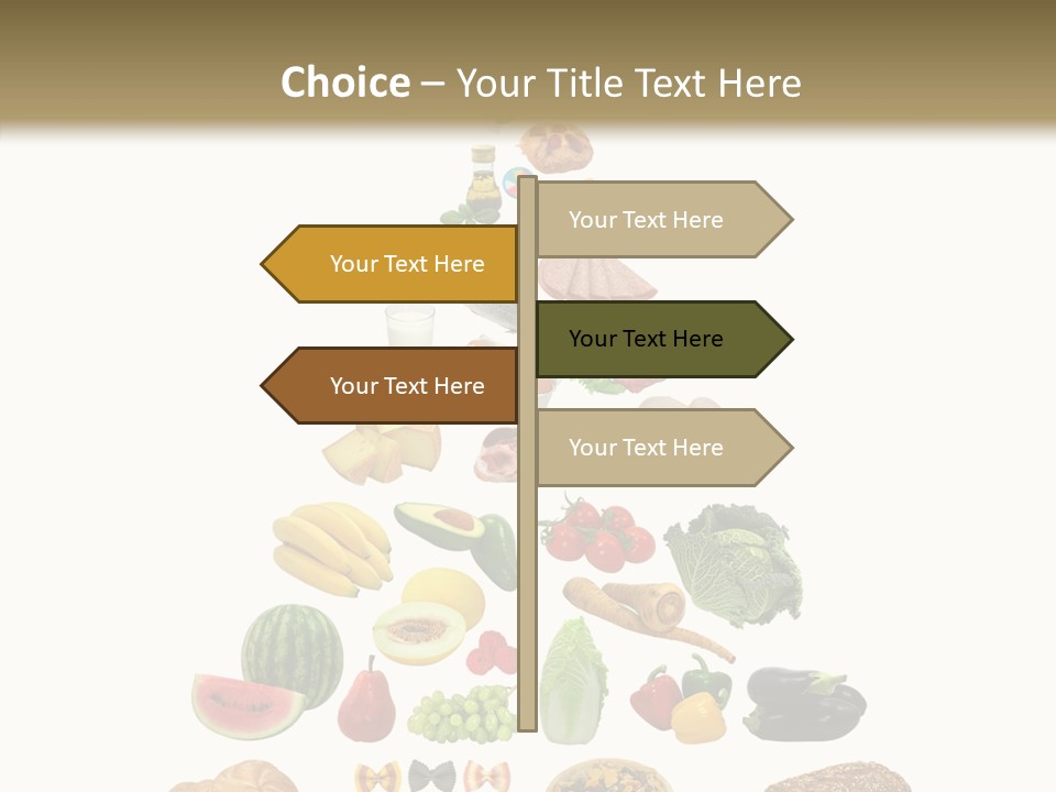 Bread Dairy Sausage PowerPoint Template