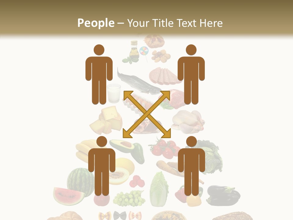 Bread Dairy Sausage PowerPoint Template