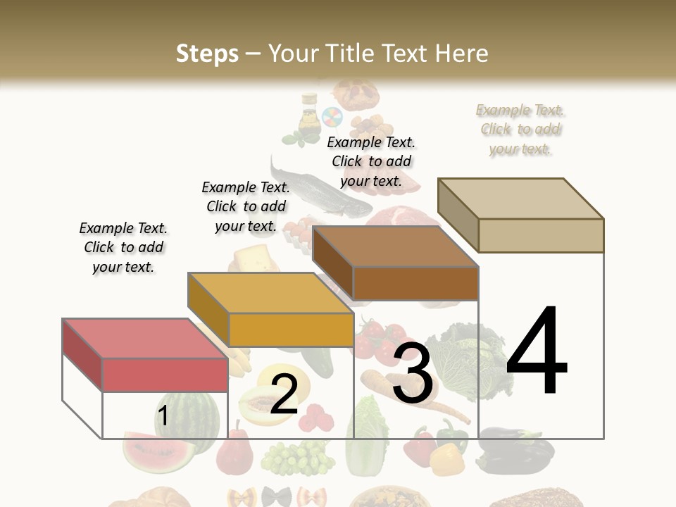 Bread Dairy Sausage PowerPoint Template