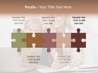 Explaining People Desk PowerPoint Template