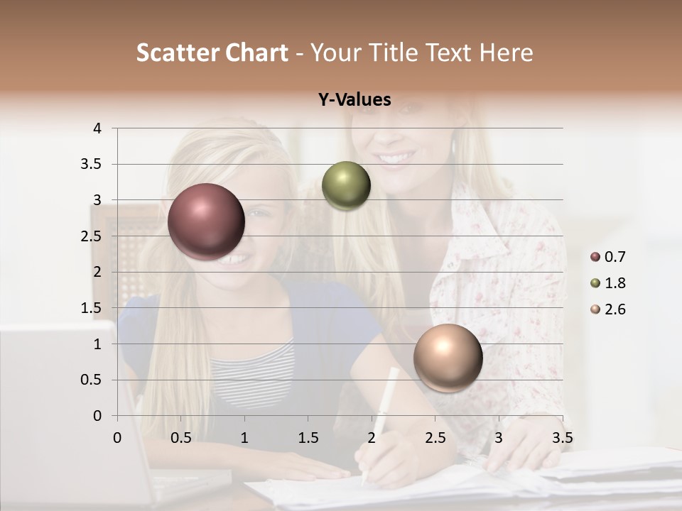 Explaining People Desk PowerPoint Template