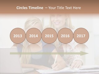 Explaining People Desk PowerPoint Template