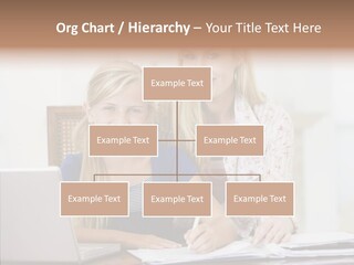 Explaining People Desk PowerPoint Template