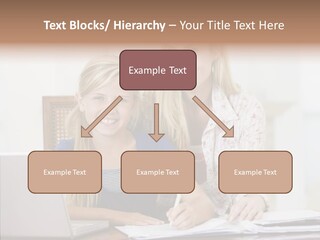 Explaining People Desk PowerPoint Template