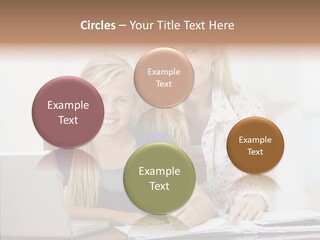 Explaining People Desk PowerPoint Template