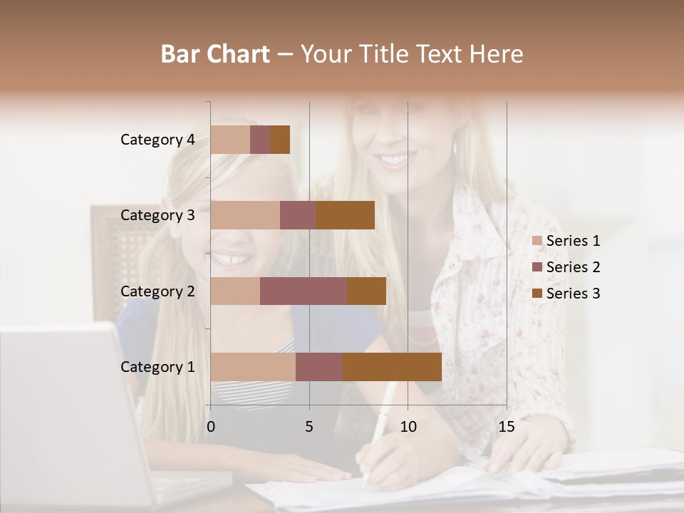 Explaining People Desk PowerPoint Template
