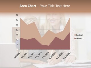 Explaining People Desk PowerPoint Template
