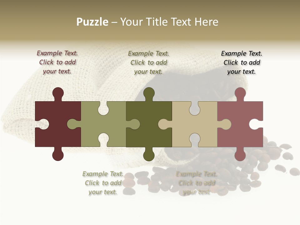 Spill Beige Full PowerPoint Template