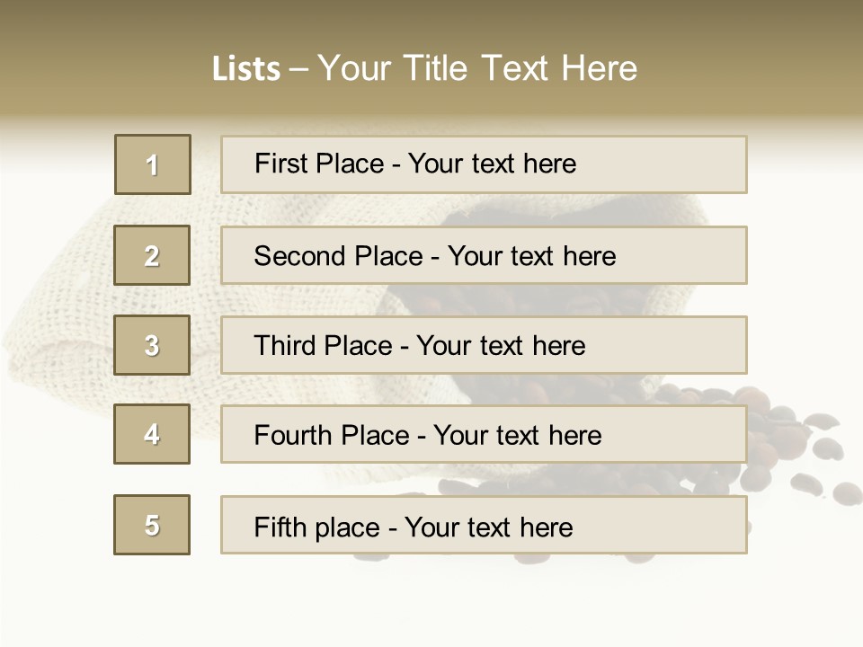 Spill Beige Full PowerPoint Template