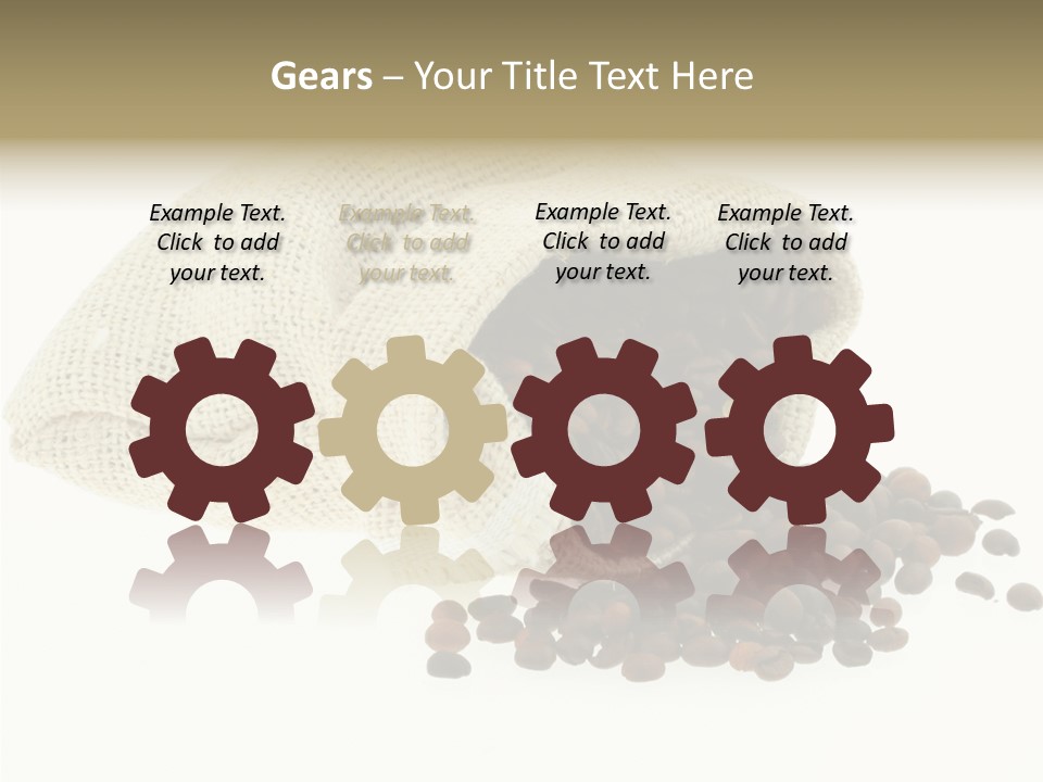 Spill Beige Full PowerPoint Template