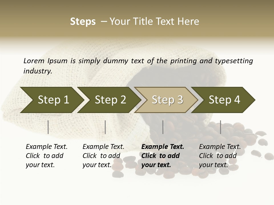 Spill Beige Full PowerPoint Template