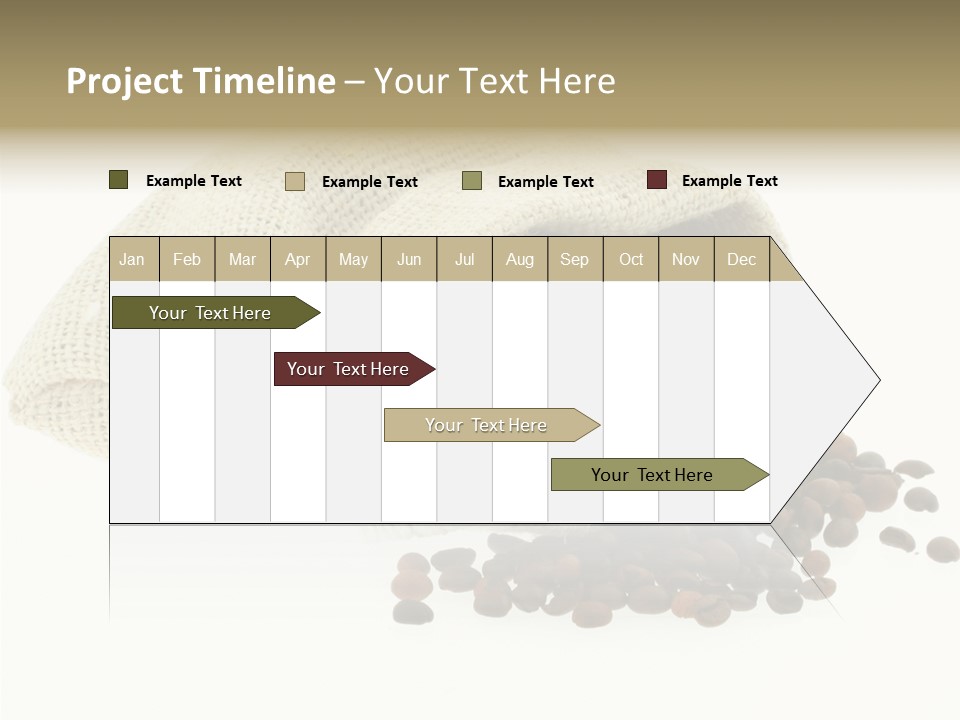 Spill Beige Full PowerPoint Template