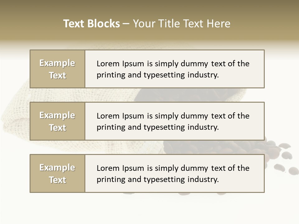 Spill Beige Full PowerPoint Template