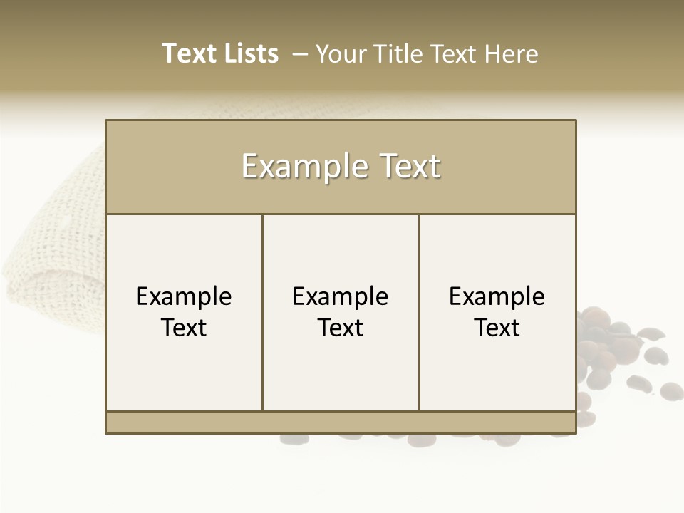 Spill Beige Full PowerPoint Template