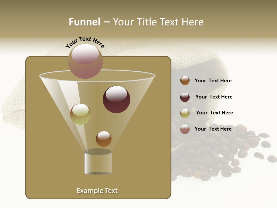 Spill Beige Full PowerPoint Template