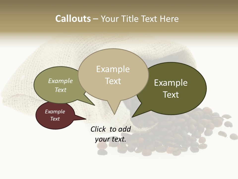 Spill Beige Full PowerPoint Template