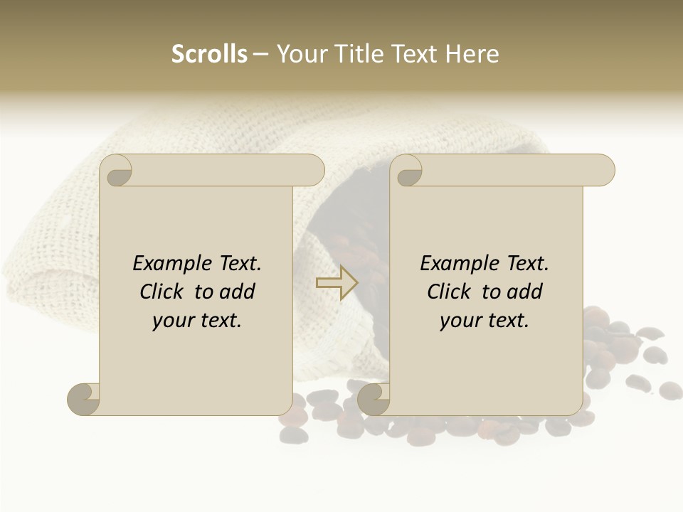 Spill Beige Full PowerPoint Template