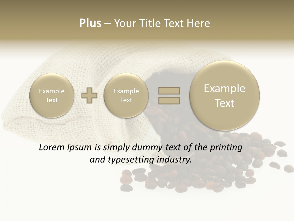 Spill Beige Full PowerPoint Template