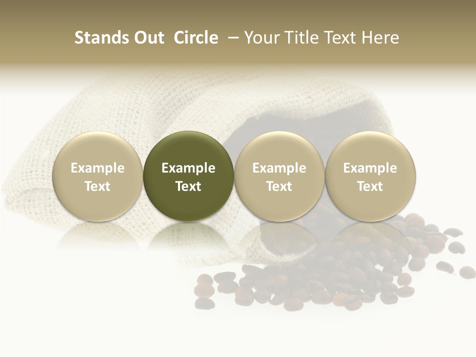 Spill Beige Full PowerPoint Template