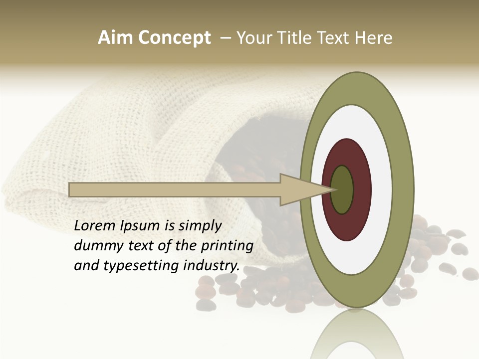 Spill Beige Full PowerPoint Template