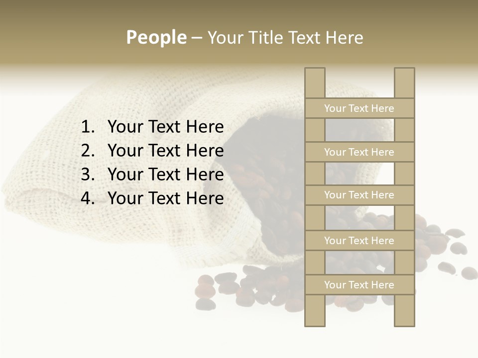 Spill Beige Full PowerPoint Template