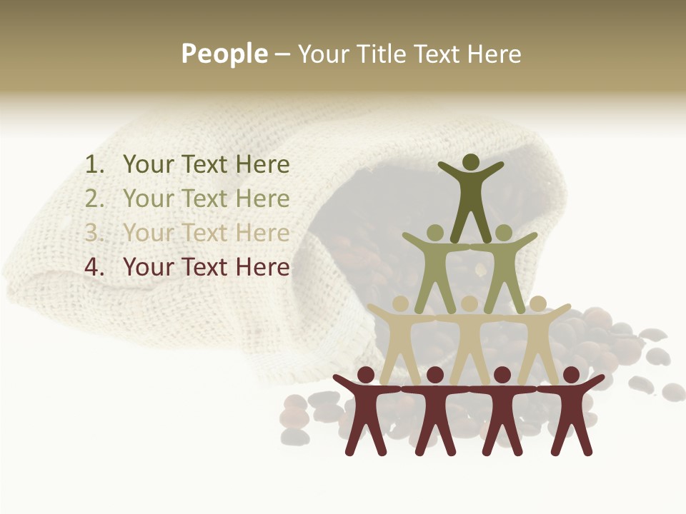 Spill Beige Full PowerPoint Template