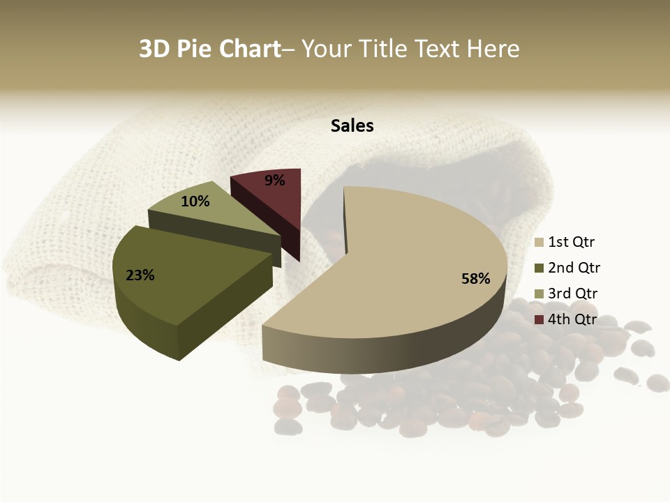 Spill Beige Full PowerPoint Template