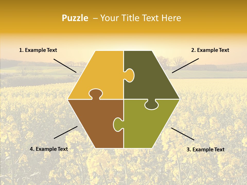 Landscape Rural Golden PowerPoint Template