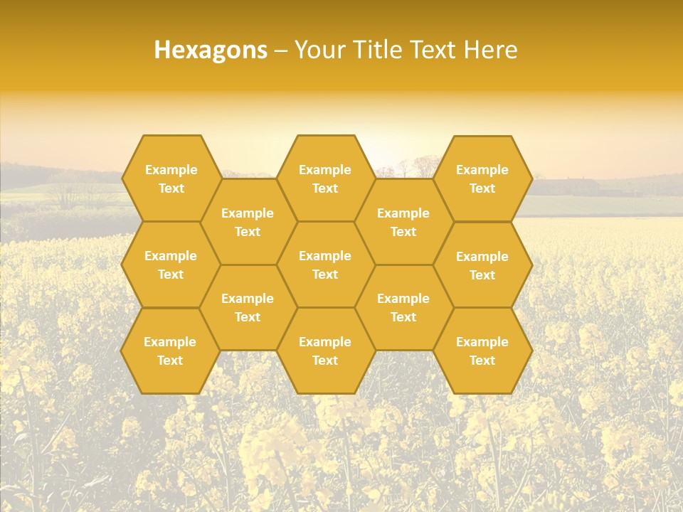 Landscape Rural Golden PowerPoint Template