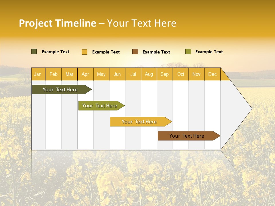 Landscape Rural Golden PowerPoint Template