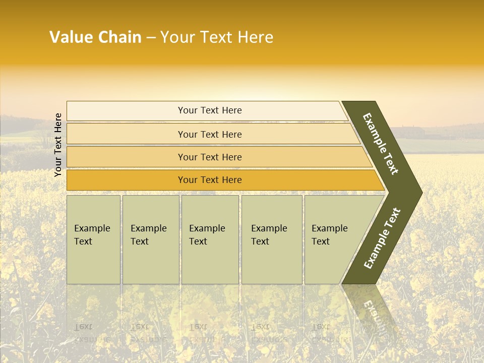 Landscape Rural Golden PowerPoint Template