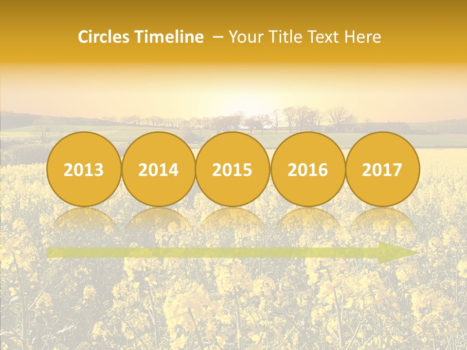 Landscape Rural Golden PowerPoint Template