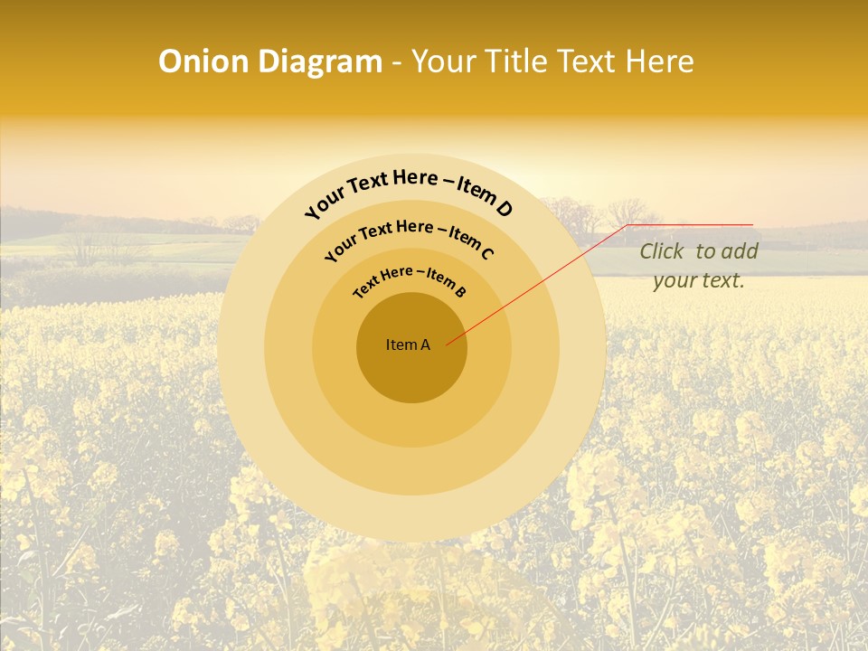 Landscape Rural Golden PowerPoint Template