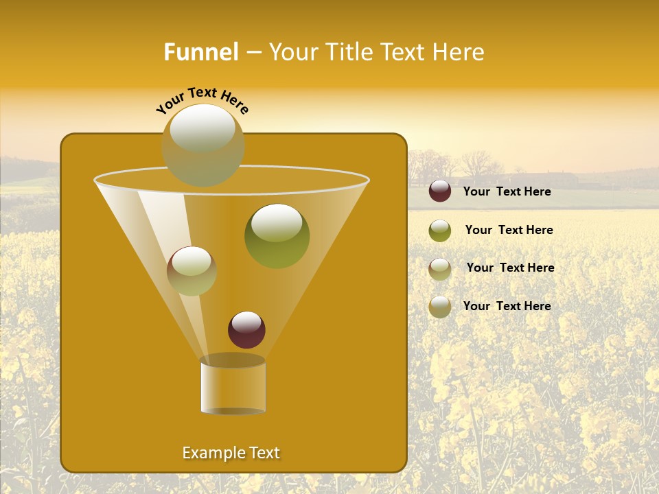 Landscape Rural Golden PowerPoint Template
