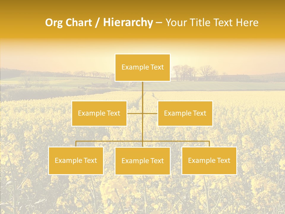 Landscape Rural Golden PowerPoint Template