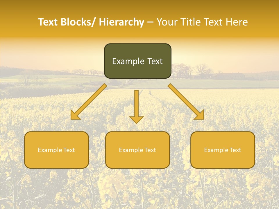 Landscape Rural Golden PowerPoint Template