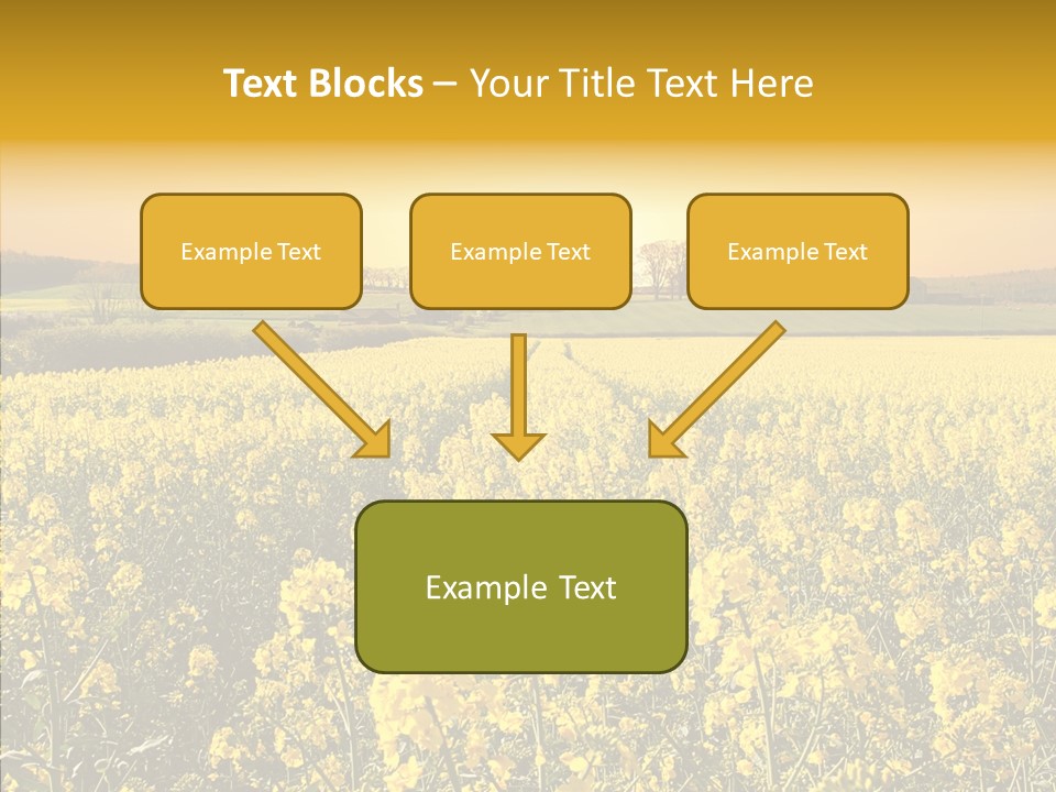 Landscape Rural Golden PowerPoint Template