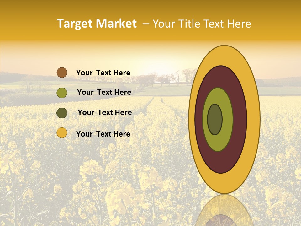 Landscape Rural Golden PowerPoint Template