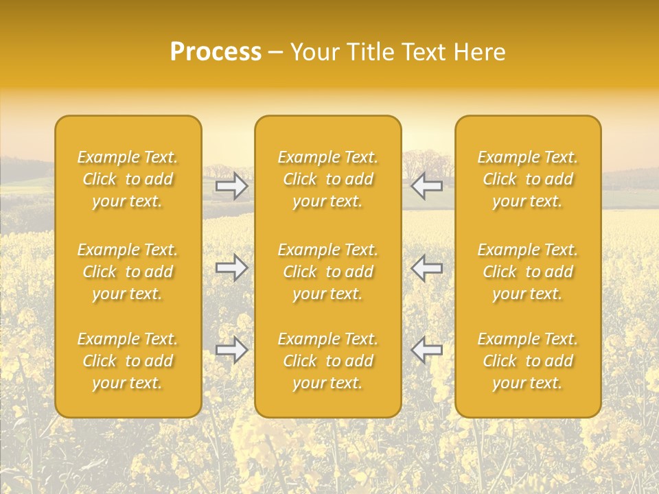 Landscape Rural Golden PowerPoint Template