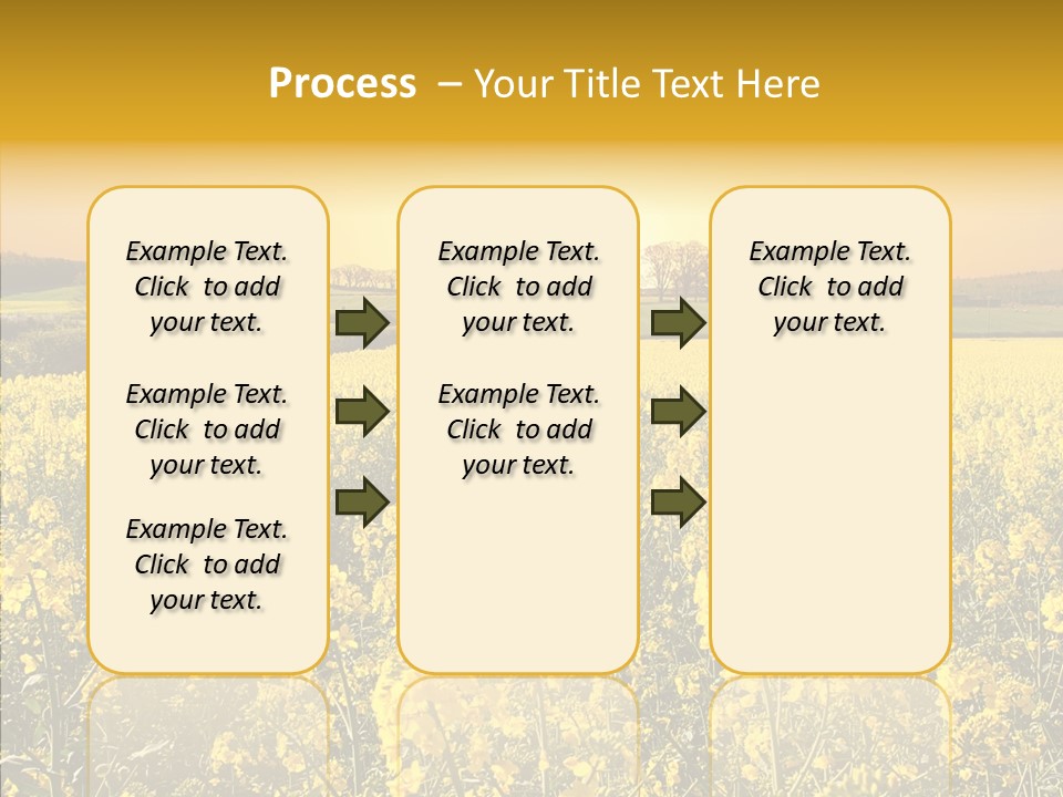 Landscape Rural Golden PowerPoint Template