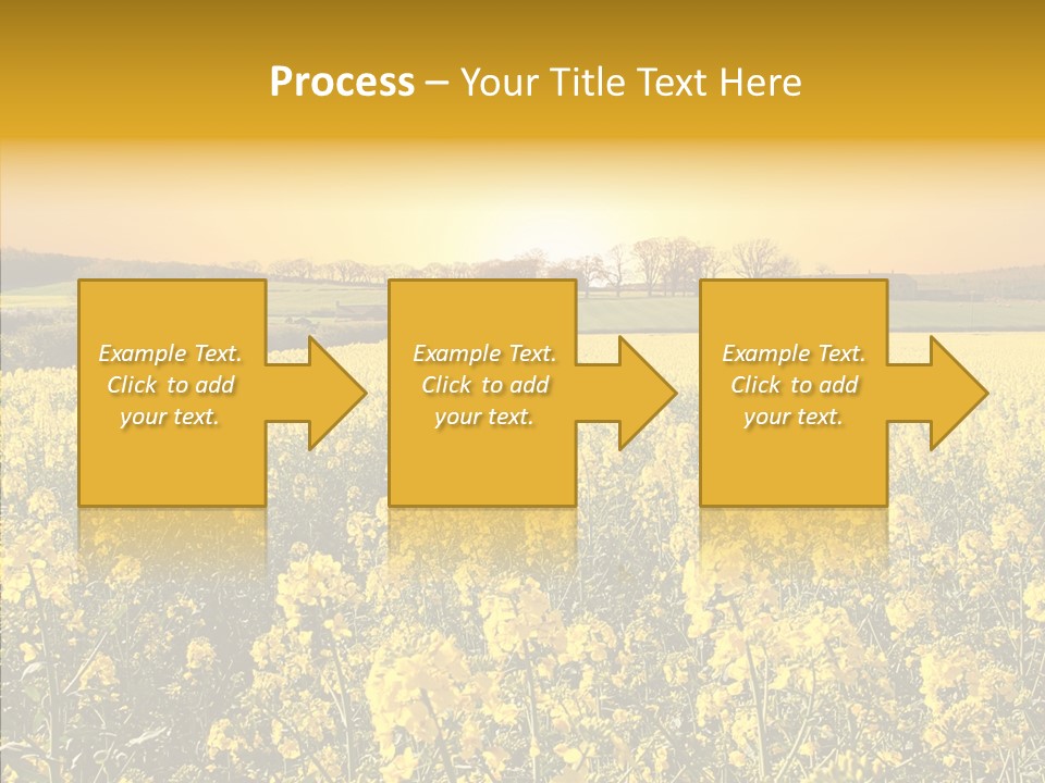 Landscape Rural Golden PowerPoint Template
