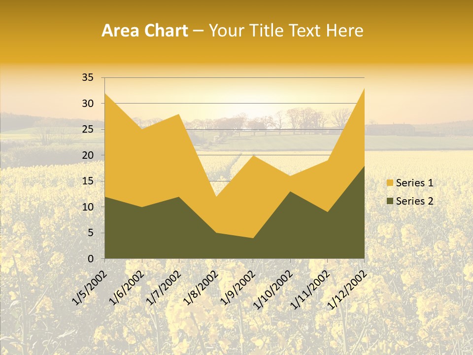 Landscape Rural Golden PowerPoint Template