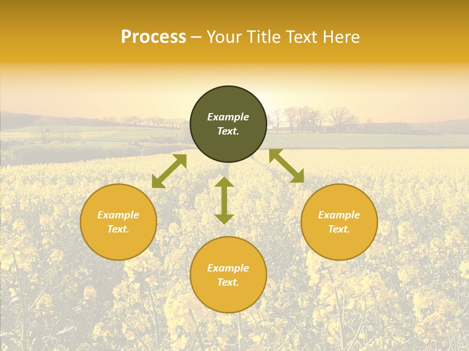 Landscape Rural Golden PowerPoint Template