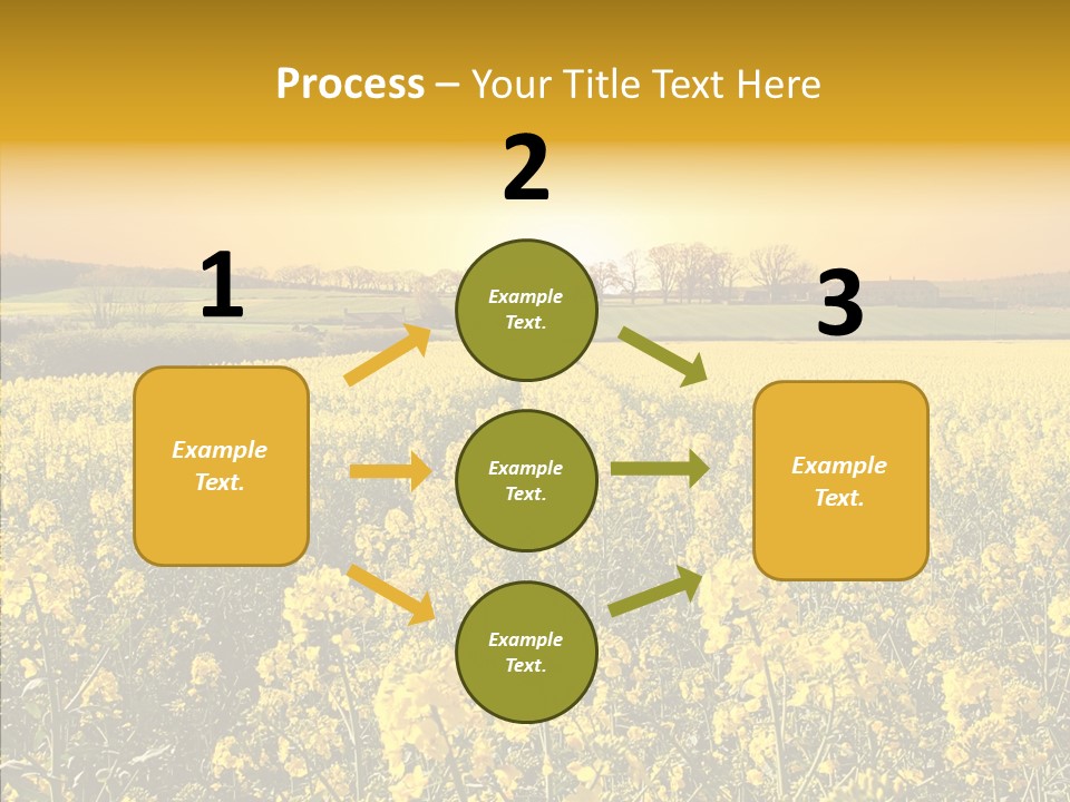 Landscape Rural Golden PowerPoint Template