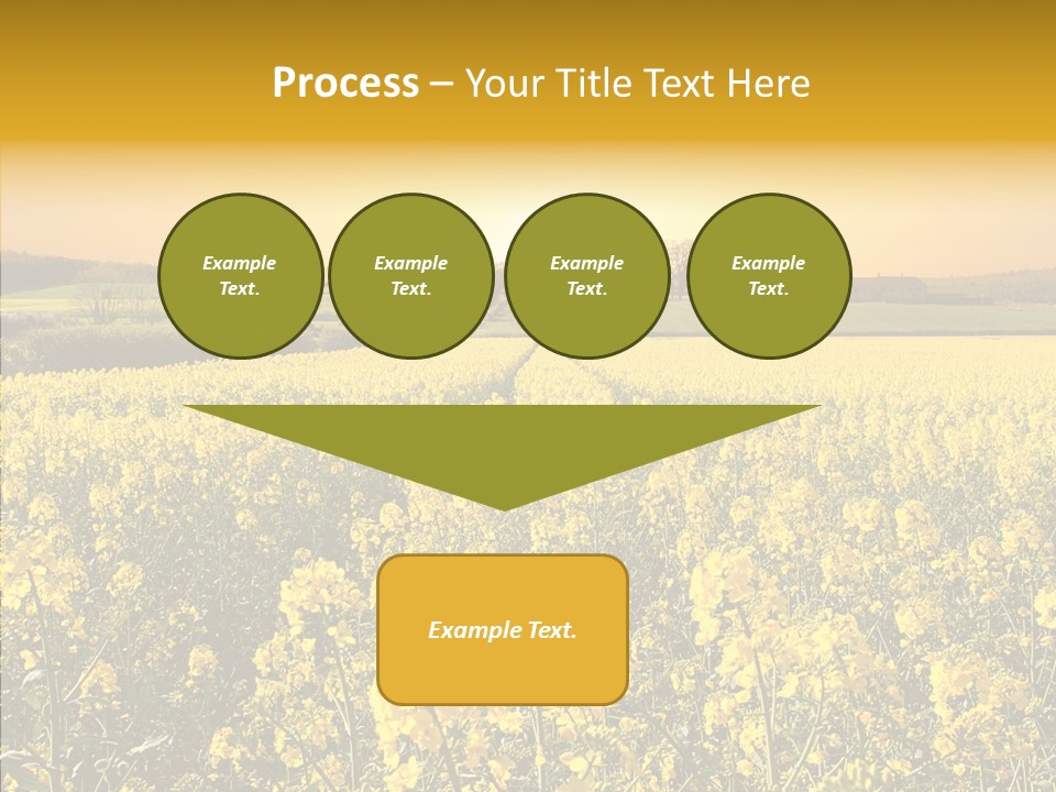 Landscape Rural Golden PowerPoint Template