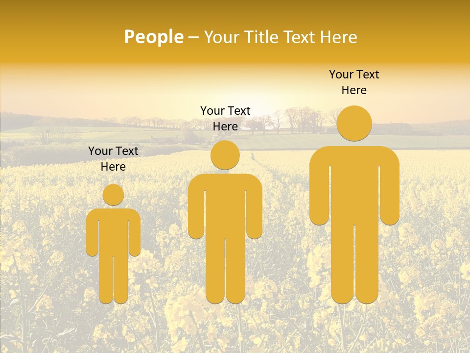 Landscape Rural Golden PowerPoint Template